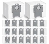 BUXEBUX 20-Pack Q7 M5+, Q5+ Replacement Dust Bags for Roborock Q5 Max+, Q5 Pro+, S8,S7 Pro Ultra, S7MaxV Ultra, S8+, Q7,Q8 Max+, Q10 S5+,Q10 X5+ Vacuum Bags for Roborock, Disposable Dust Bags