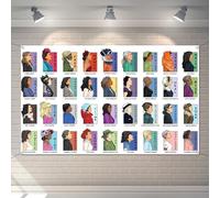 Buxiuer Women’s History Month Photo Booth Backdrop March National Women's Day Decoration Famous Women Poster School Classroom Office Hallway Bulletin Board Decor-3.6×5.9ft