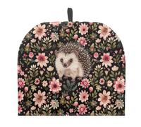 Buxolandt Tea Cosy for Teapot Large-Creative Kitchen Accessories Hedgehog Print Tea Pot Dust Cover Waterproof Wear-Resistant With Drawstring for Decoration Dining Table