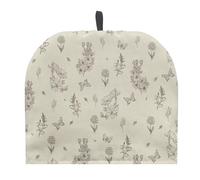 Buxolandt Tea Cosy for Teapot Large-Creative Teapot Cozy Warmer Tea Pot Dust Cover Sketch Flower Print Kitchen Accessories With Wear-Resistant Drawstring for Housewife, Friend, Mom