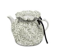 Buxolandt Vintage William Morris Tea Cosy for Teapots -Thermal Insulated Breakfast Pot Cover, Washable Polyester Canvas & Cotton Lining Cover for Garden Parties & Afternoon Tea (1-1.5L Pots)