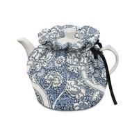 Buxolandt Vintage William Morris Tea Cosy for Teapots -Thermal Insulated Breakfast Pot Cover, Washable Polyester Canvas & Cotton Lining Cover for Garden Parties & British Afternoon Tea (1-1.5L Pots)
