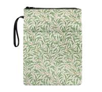 Buxolandt William Morris Works Book Sleeve with Zipper Book Accessories Tablet Protector Cover for Women Hardcover Paperback Readers Bookish Book Club for Readers Bookworm Washable Foldable