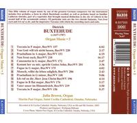 BUXTEHUDE: ORGAN MUSIC 5 NEW CD