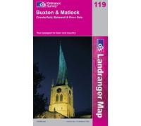Buxton and Matlock, Bakewell and Dove Dale: Sheet 119 (OS Landranger Map)