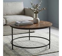 Buxton Coffee Table - Round - Brown Mango Wood