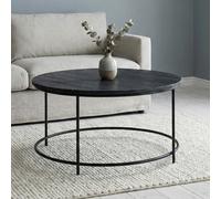 Buxton Coffee Table - Round - Grey Marble