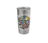 Buxton North Carolina Octopus Lighthouse Since 1711 White Stainless Steel Insulated Tumbler