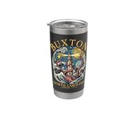 Buxton North Carolina Octopus Lighthouse Since 1711 Yellow Stainless Steel Insulated Tumbler
