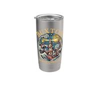 Buxton North Carolina Octopus Lighthouse Since 1711 Yellow Stainless Steel Insulated Tumbler