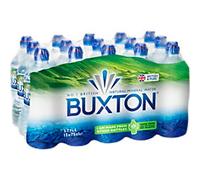 Buxton Still Natural Mineral Water Sports Cap 15 Bottles of 750 ml