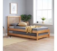 Buxton Trundle Bed - 3ft Single - Honey Wood
