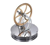Buxuaaaa Heat Powered Stirling Engine Demonstration Set Safe for Kids Shows Internal Mechanics Education Tool Engine Motor Model