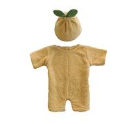 Buxuaaaa Infant Photography Outfit Hat & Jumpsuits Set Photo Studio Props Baby Year Costume Clothes Shower Gift Baby Photography Props Boy Newborn Girl Newborn Outfits Lovely Boy Hat Pant Girl