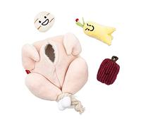Buxuaaaa Snuffle Dog Toys Squeak Plush Bite-Resistant Soft Chew Toy for Dogs Hide & S or Play Encouraging Foraging Skills Dog Toy for Teething Puppies for Teeth Cleaning for Teethers