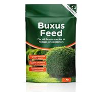 Buxus Feed 1 Kg Pouch Extended-Nitrogen Release Hedge & Container Fertiliser Promotes Dense Healthy Growth & Greener Leaves