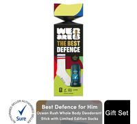 Sure Men's The Best Defence FIFA 'Gift Set' Whole Body Deodorant & Socks | Size: 1 pack Sure Multicolor 1 pack