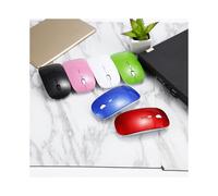 (Buy 1 Get 1 Free) New 2.4GHz Wireless USB Mouse 1600DPI Computer Mice Ergonomically Design Ultra Slim Fashion Mouse White Black Green Red Blue