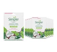 (Buy 10 Coconut Water) 5/10xof Simple Kind to Skin Moisturising&Hydrating Sheet Mask with NaturalFibers[Buy 5 - Rich Moisture]