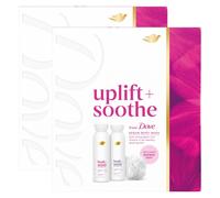 (Buy 2) Dove Body + Mind Gift Set, Calming and Uplifting Body Washes Gift with Puff