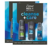 (Buy 2) Dove Men+Care Gift Set Cleanse+Care Trio - Bodywash, Deodorant, Shampoo