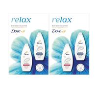(Buy 2) Dove Relax Duo Body Wash , Velvet Glow & Nourishing, Gentle & Moisturising Set