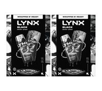(Buy 2) Lynx Black Gift Set for Men - Daily Grooming Duo with Fresh Scent & Skin Care
