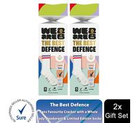 (Buy 2) The Best Defence FiFA Gift Mens Whole Body Deodorant & Socks Gift Set