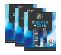(Buy 3) Dove Men+Care Gift Set Cleanse+Care XL Duo - Bodywash 400ml & Spray 200ml