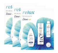 (Buy 3) Dove Relax Trio Gift Set with Hydrate Bodywash, Body Lotion & Classic Deodorant