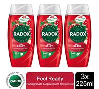 Radox Mineral Therapy Feel Ready Shower Gel - Red