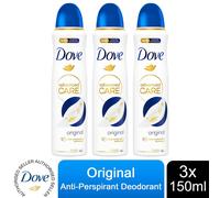 (Buy 3 - Original) Dove AntiPerspirant Advanced Care Deodorant, 150ml