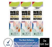 (Buy 3) The Best Defence FiFA Gift Mens Whole Body Deodorant & Socks Gift Set