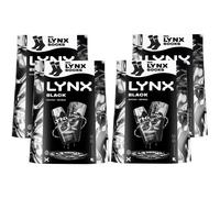 Lynx Black Duo Gift Set for Men Body Spray and Bodywash, 4 Pack - Sophisticated Scent, Long-Lasting Freshness and Gentle Skin Care for Daily Grooming Routine