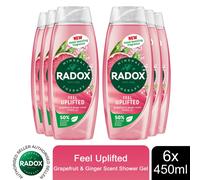 (Buy 6 - Feel Uplifted) Radox Shower Gel Feel Uplifted - 450 ml