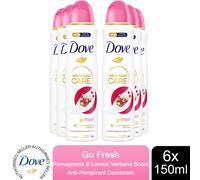 (Buy 6 - Go Fresh) Dove AntiPerspirant Advanced Care Deodorant, 150ml