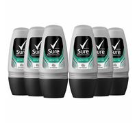 (Buy 6 - Sensitive Dry) Sure Men Anti-perspirant Deodorant Rollon, 6 Pack
