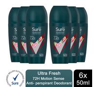 (Buy 6 - Ultra Fresh) Sure Men Antiperspirant Deodorant - 50ml