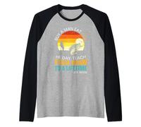 Buy A Man Eat Fish He Day Teach Fish Man to A Lifetime Raglan Baseball Tee