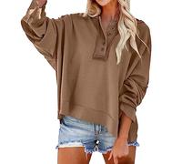 Buy Again Plus Size Hoodies For Women 22-24 Gothic Clothes For Women Beige Long Sleeve Top Womens Union Jack Top Women'S Christmas Top Warehouse Amazon Warehouse Deals Special Deals (Coffee, S)