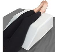 BUY ALL HERE Adult Leg Elevation Wedge Pillow, Enhance Comfort and Support During Sleep, Ideal for Post-Surgery Recovery, Alleviating Back, Hip, Neck, And Knee Pain, 60 x 50 x 15 CM (White)
