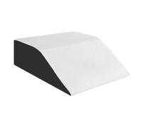 BUY ALL HERE Adult Leg Elevation Wedge Pillow, Enhance Comfort and Support During Sleep, Ideal for Post-Surgery Recovery, Alleviating Back, Hip, Neck, And Knee Pain, 60 x 50 x 15 CM (Black & White)