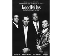 BUY ART FOR LESS Officially Licensed GoodFellas Black and White Movie 24 x 36 Inch Art Poster - Decorative Print - Poster Paper - Ready to Frame