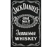 BUY ART FOR LESS Officially Licensed Jack Daniels - Logo - Vintage Art Poster - 24 x 36 Inch - Decorative Print - Poster Paper - Ready to Frame