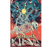 BUY ART FOR LESS Officially Licensed Metallica Grand Forks Skeleton Crawl 24 x 36 Inch Art Poster - Decorative Print - Poster Paper - Ready to Frame