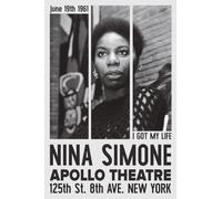BUY ART FOR LESS Officially Licensed Nina Simone/I Got My Life Art Poster - 24 x 36 Inch - Decorative Print - Poster Paper - Ready to Frame