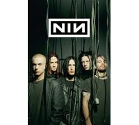 BUY ART FOR LESS Officially Licensed Nine Inch Nails Group Standing 24 x 36 Inch Poster - Vintage Style - Poster Paper - Ready to Frame