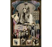 BUY ART FOR LESS Officially Licensed Stevie Nicks FM Collage 24 x 36 Inch Art Poster - Decorative Print - Poster Paper - Ready to Frame