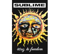 BUY ART FOR LESS Officially Licensed Sublime - 40 Oz to Freedom 24 x 36 Inch Art Poster - Decorative Print - Poster Paper - Ready to Frame