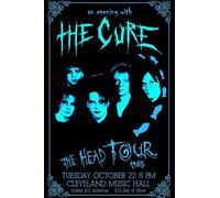 BUY ART FOR LESS Officially Licensed The Cure - Head Tour Art Poster - 24 x 36 Inch - Decorative Print - Poster Paper - Ready to Frame